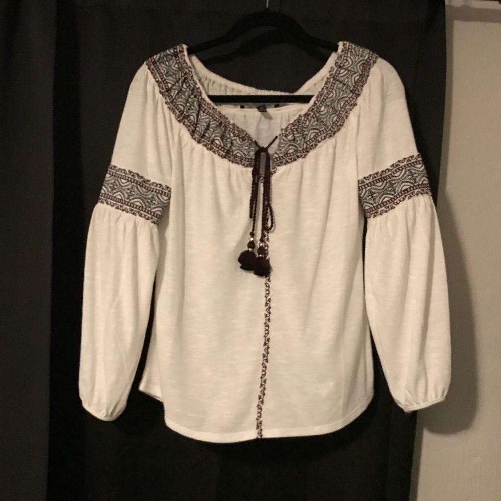 WHBM Boho Top